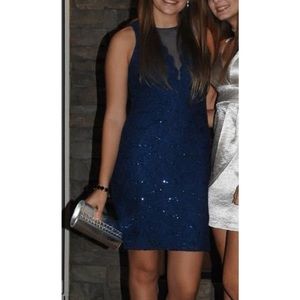 beautiful sparkly blue HOCO dress